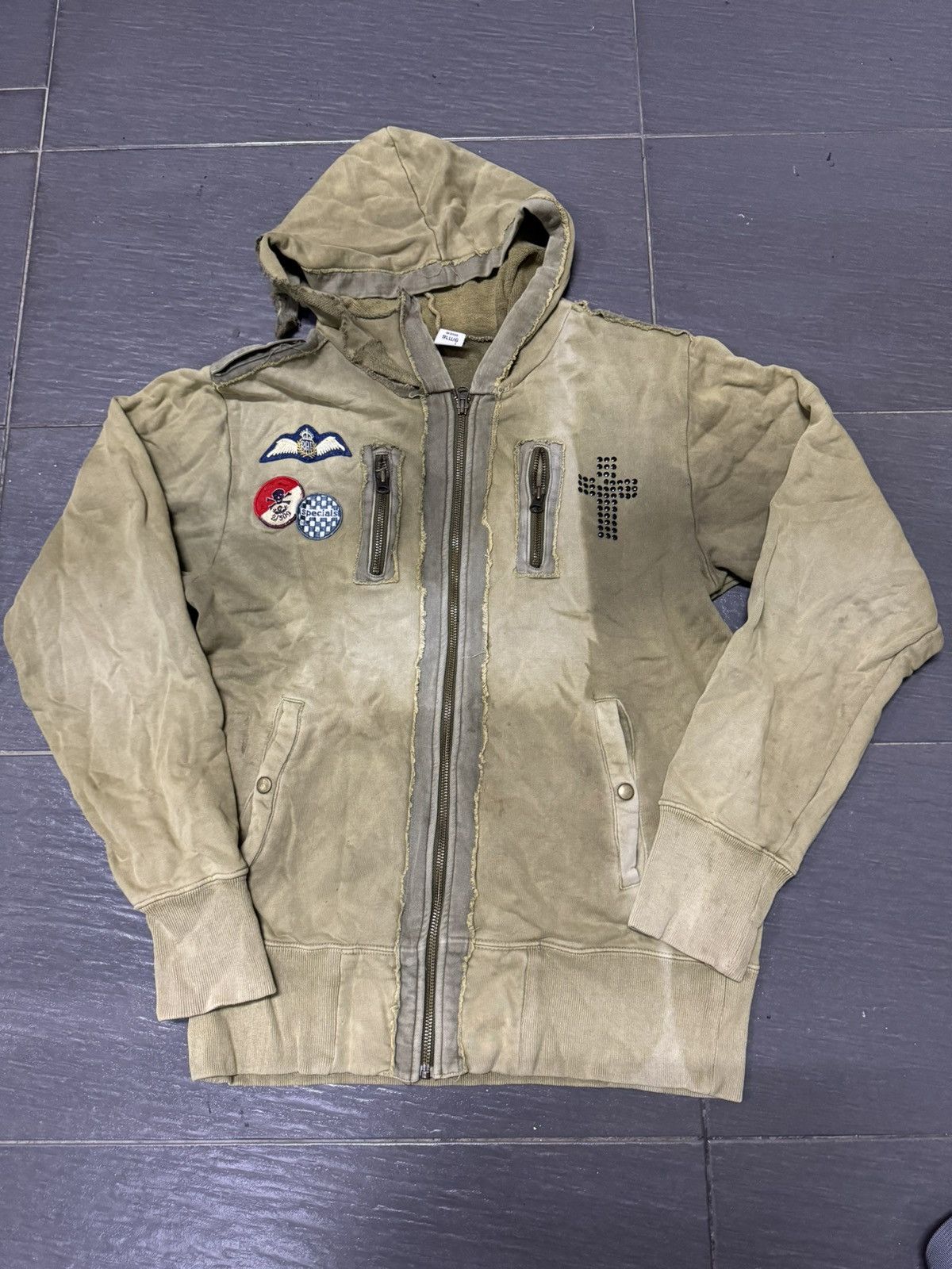 Other HOUSTON ARME DISTRESED STYLE MILITARY JACKET Size US M / EU 48-50 / 2 - 1 Thumbnail