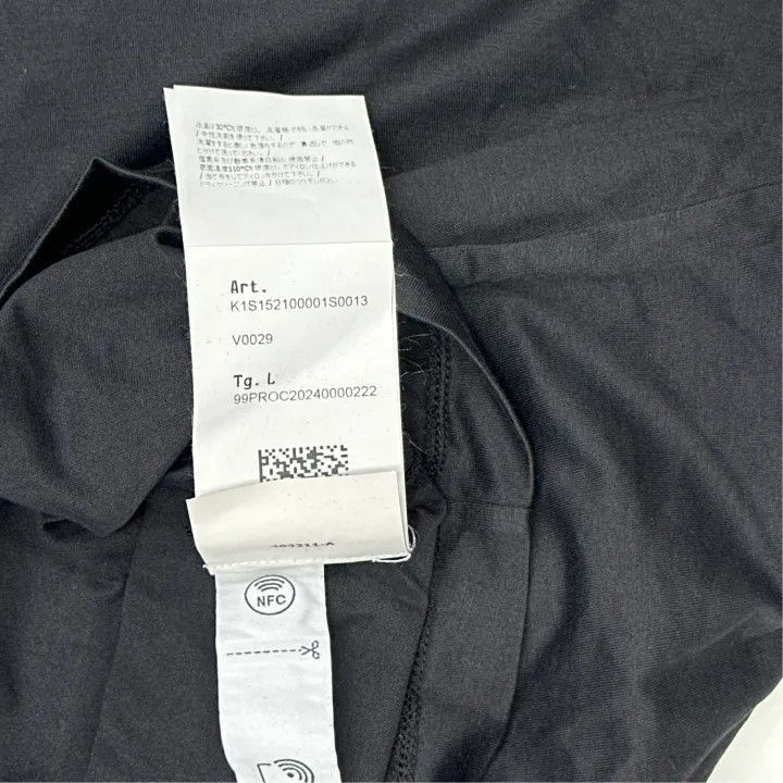 Stone Island Stone Island Black VNeck Short Sleeve T -2506 Size US L / EU 52-54 / 3 - 3 Thumbnail
