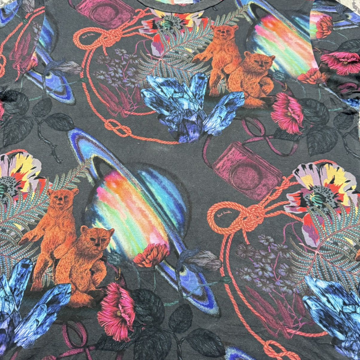 Paul Smith Paul Smith Psychedelic All Over Print Shirt Size US L / EU 52-54 / 3 - 10 Thumbnail
