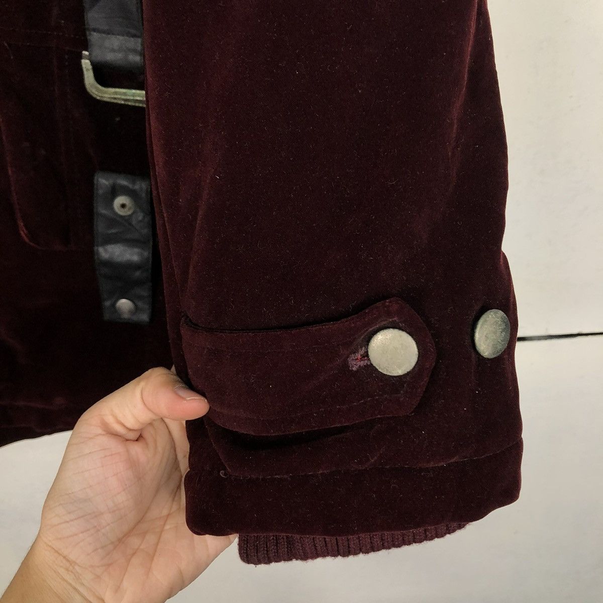 Japanese Brand 🔥VINTAGE BIKER JACKET VELVET AUTHENTIC MINK FUR HOODIE Size US M / EU 48-50 / 2 - 18 Thumbnail