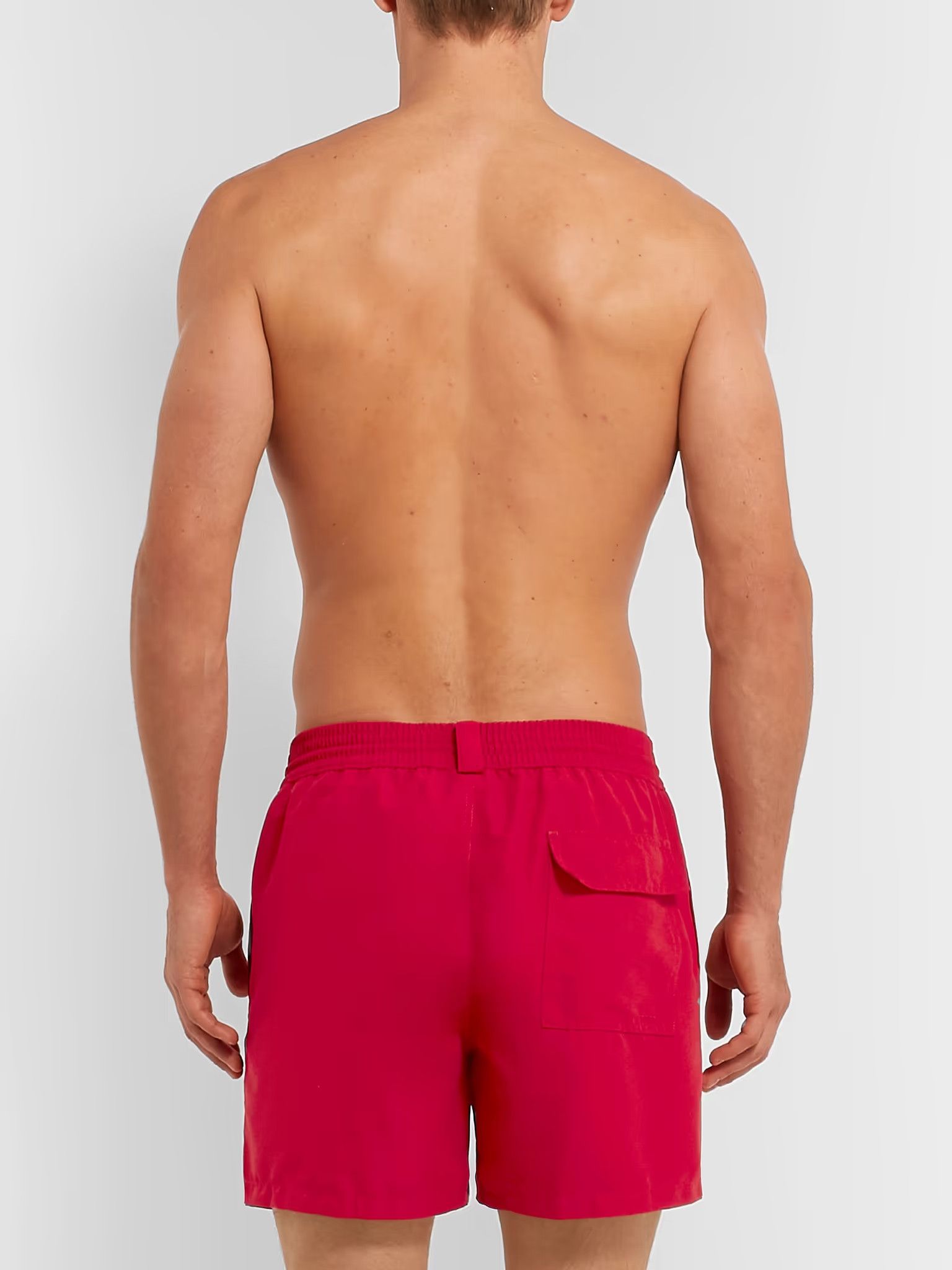 Loro Piana o1srvl11e1024 Bay Soft Albatros Swim Short in Red Size US 30 / EU 46 - 4 Thumbnail