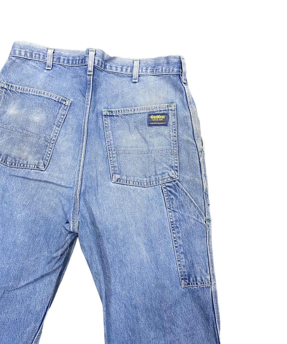 Japanese Brand × Oshkosh SUPER DESTROYED VINTAGE OSHKOSH CARPENTER BAGGY STYLE Size US 34 / EU 50 - 5 Thumbnail