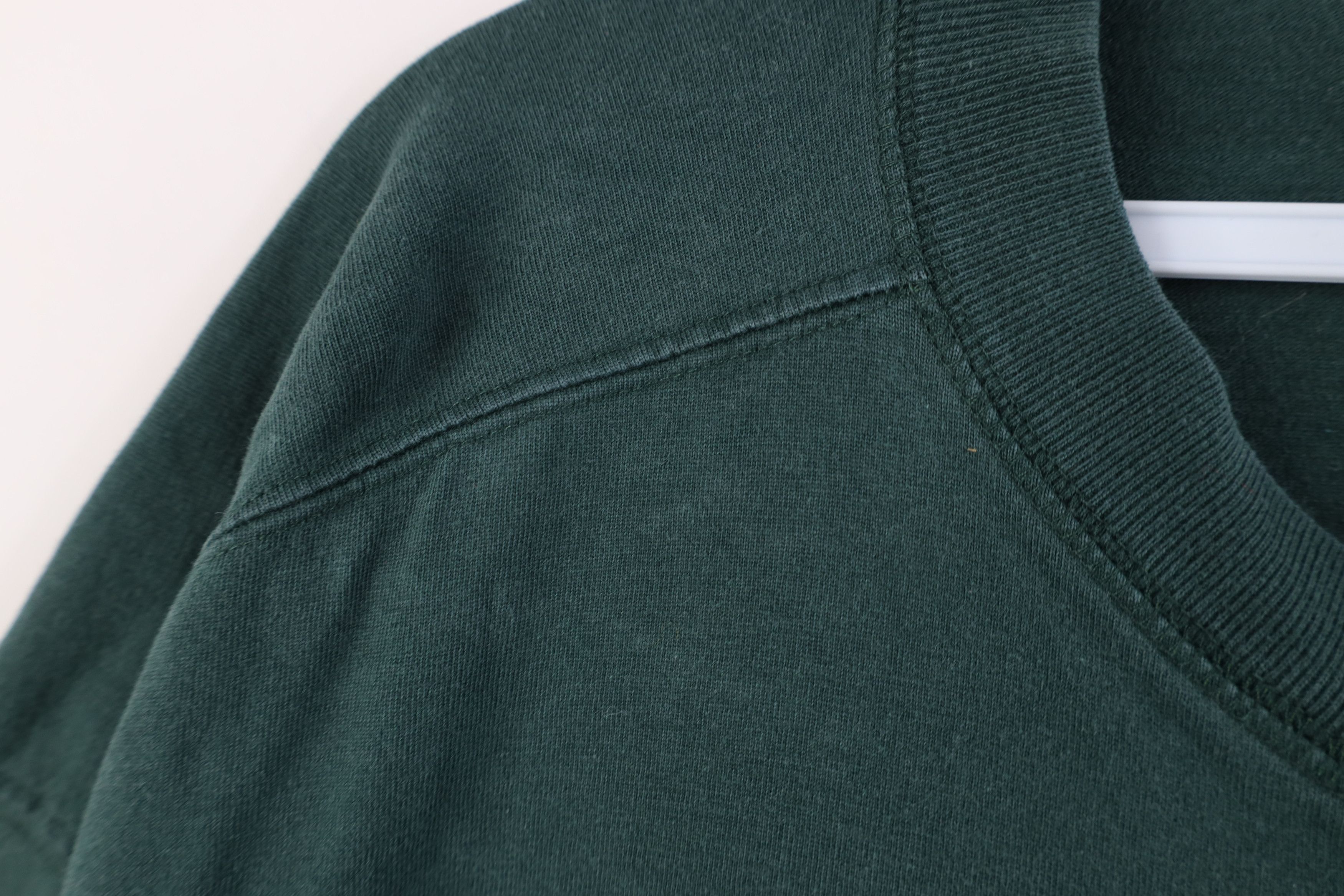 Vintage Vintage 90s Streetwear Long Sleeve Henley T-Shirt Green Size US XL / EU 56 / 4 - 7 Thumbnail