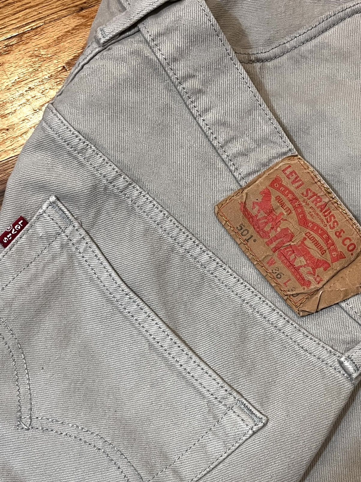 Levi's × Vintage Vintage Levi 501 XX Tan Beige Khaki 36 30 Size US 36 / EU 52 - 3 Thumbnail