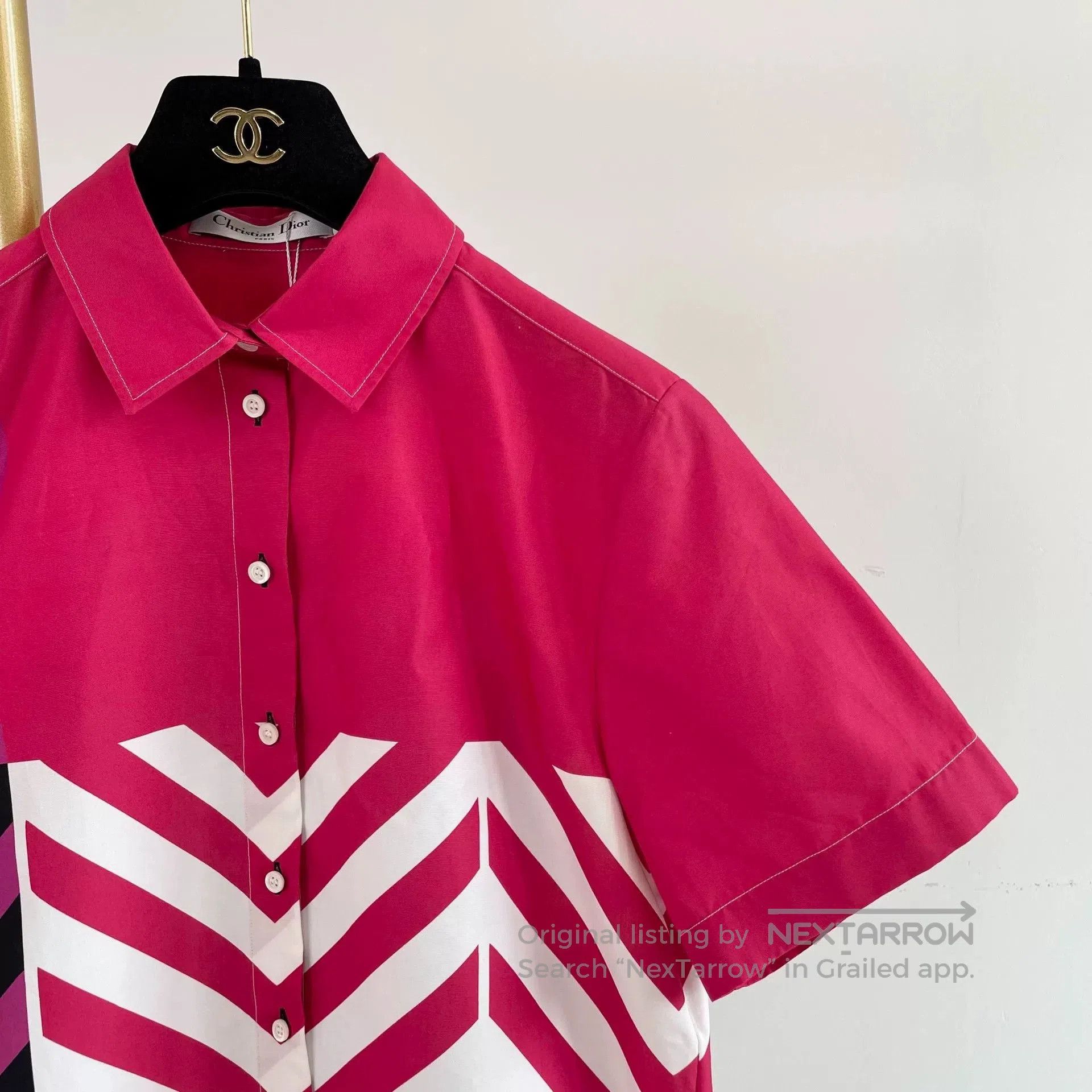 Dior christian dior colorful short sleeve shirt. Size US S / EU 44-46 / 1 - 3 Thumbnail