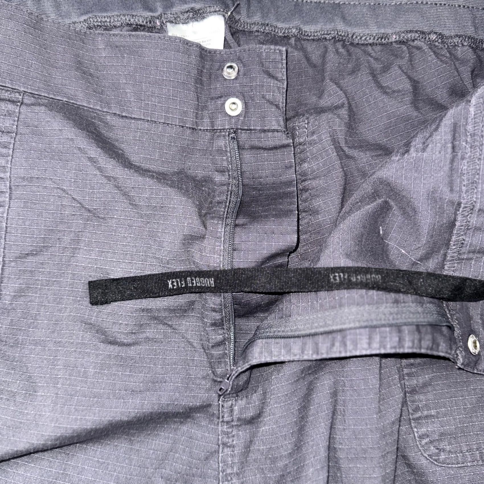 Carhartt Carhartt Pants Womens Petite 3XL Gray Cargo Elastic Waist Ankle Zip Stretch Size 40" / US 18 - 4 Thumbnail