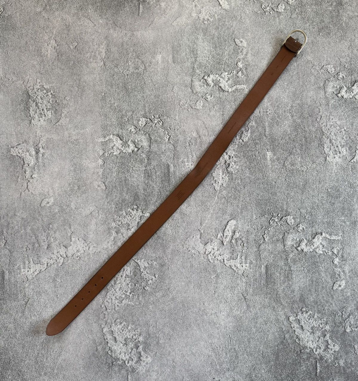 Polo Ralph Lauren × Vintage Polo Ralph Lauren brown leather belt biker cowboy casual Size ONE SIZE - 7 Thumbnail