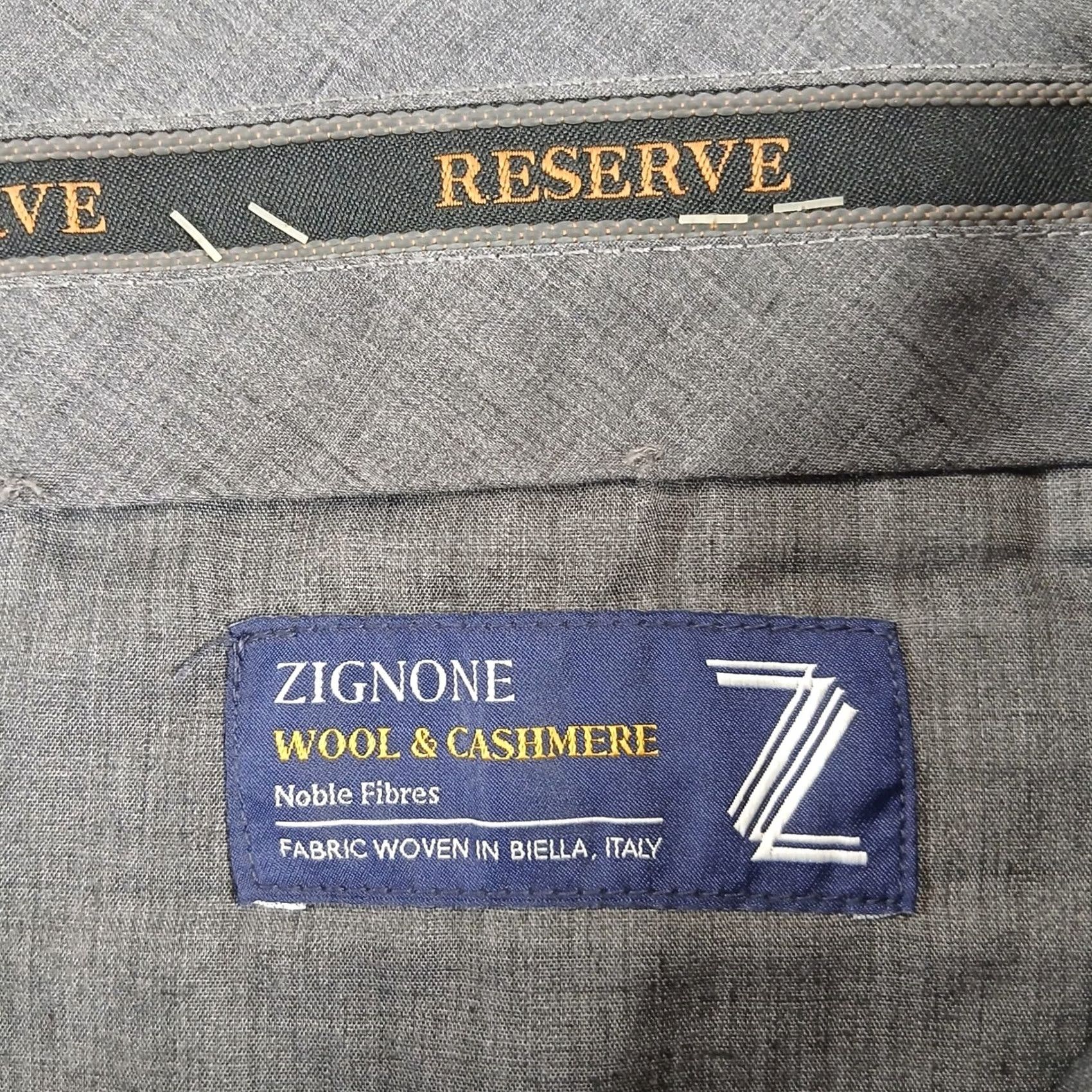 Jos. A. Bank Jos. A. Bank Reserve Wool Cashmere Pants Tailored Fit Grey 36R NWT Size US 36 / EU 52 - 5 Thumbnail
