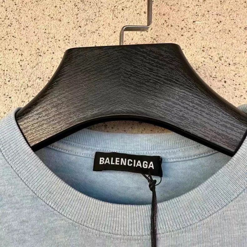 Balenciaga Balenciaga Haze blue lock short sleeve Size US S / EU 44-46 / 1 - 2 Thumbnail