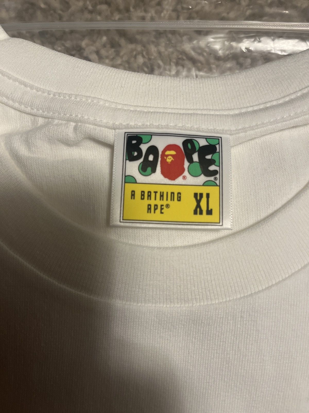 Bape Bape store Hiroshima exclusive pink college tee Size US XL / EU 56 / 4 - 4 Thumbnail