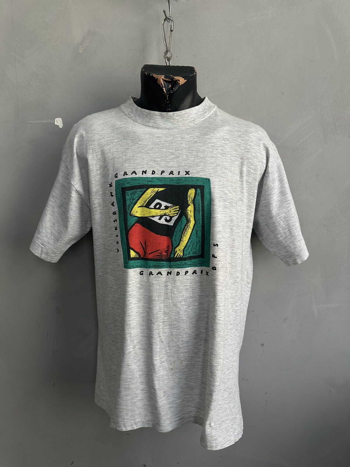 Brockum Vintage T-shirt GrandPrix Volksbank Rare 1994 Size US L / EU 52-54 / 3 - 1 Thumbnail