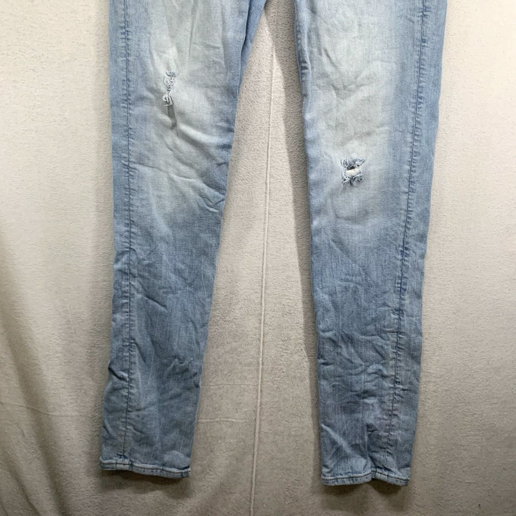 American Eagle Outfitters American Eagle Jeans Mens Blue 32x32 Airflex Slim Straight 5-Pocket Denim Size US 32 / EU 48 - 4 Thumbnail