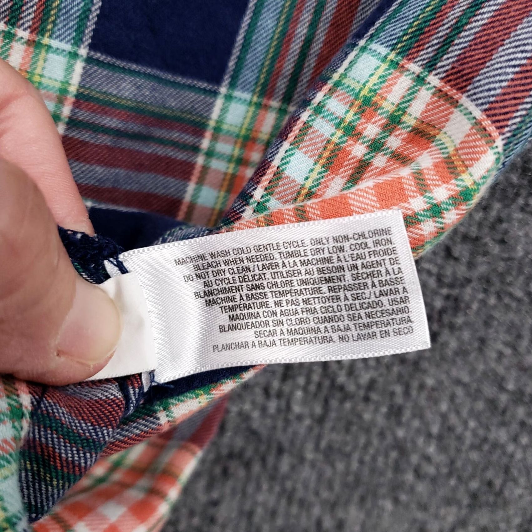 Old Navy Old Navy Shirt Mens L Large Casual Button-Up Blue Plaid Pockets Long Sleeves Size US L / EU 52-54 / 3 - 4 Thumbnail