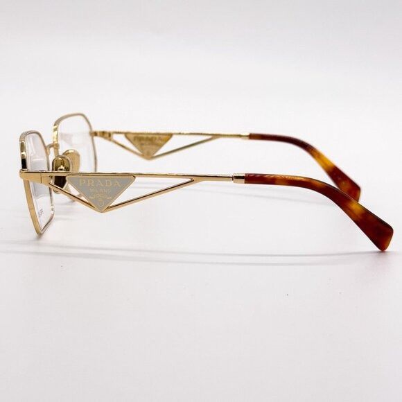 Prada NEW PRADA EYEGLASSES PRA53V 5AK1O1, PR A53V 5AK1O1 GOLD Size ONE SIZE - 5 Thumbnail
