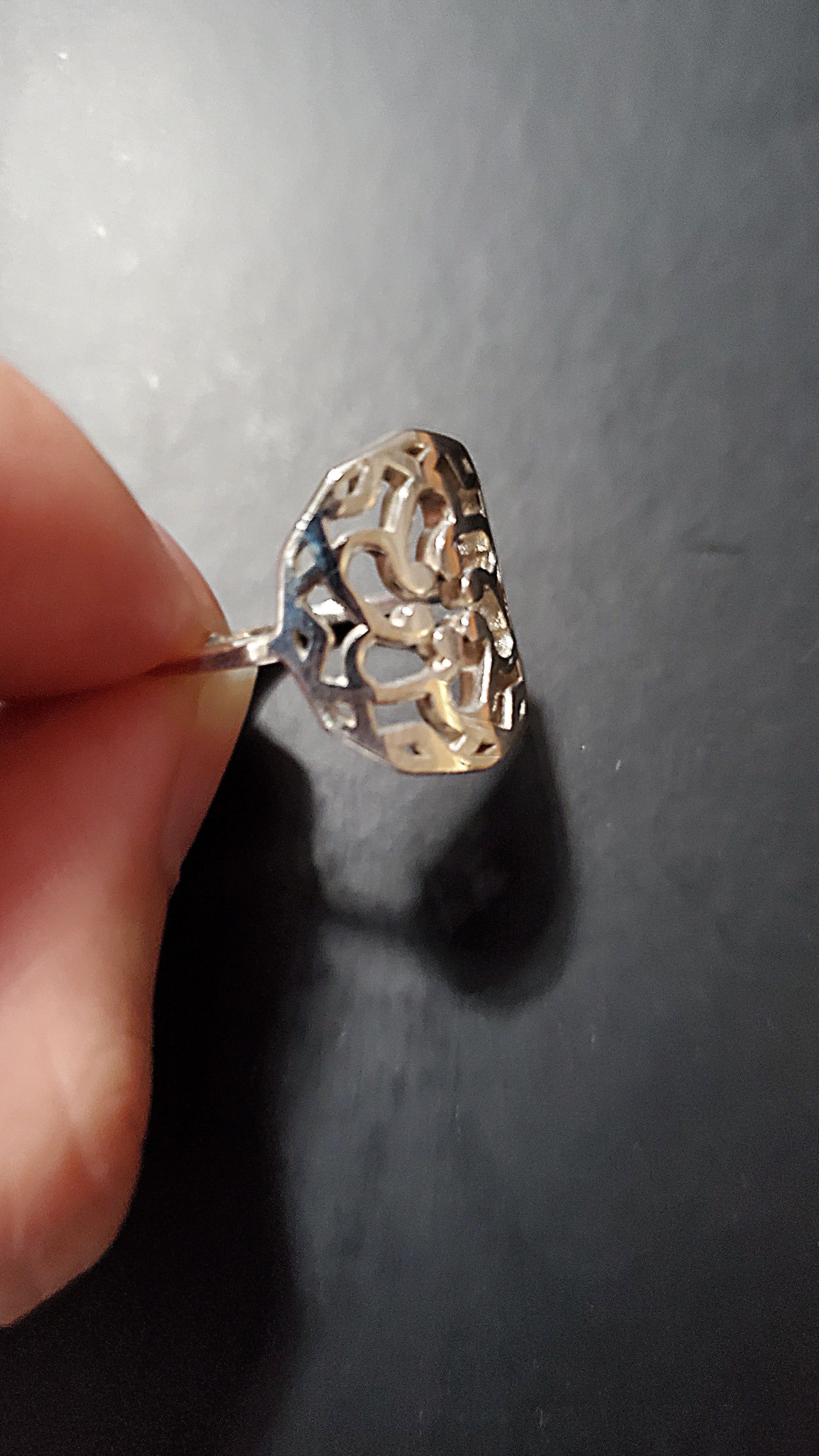 Designer Capablanca Sterling Silver Geometric Ring New in Box Size 6 Size ONE SIZE - 8 Thumbnail