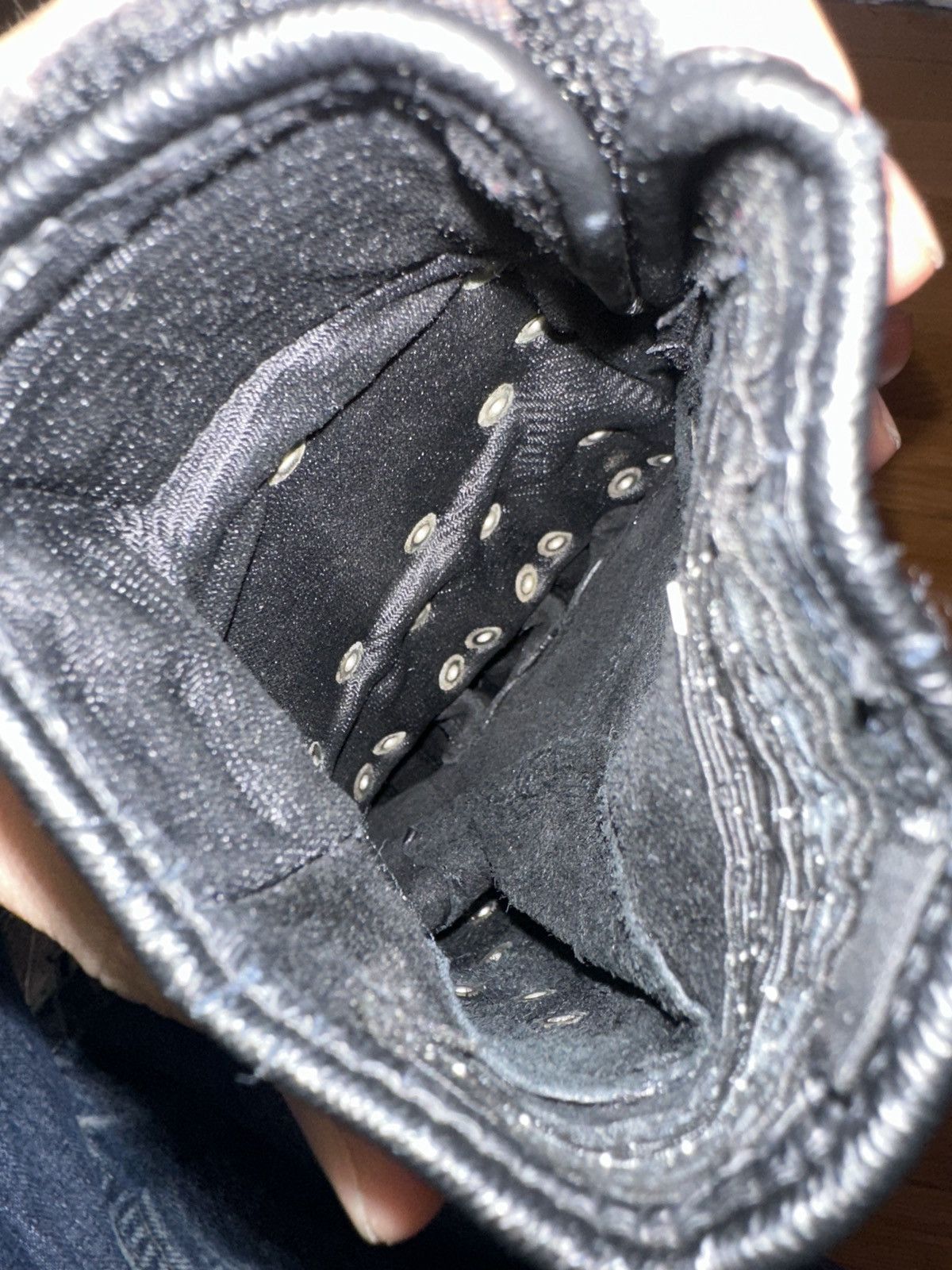 Kadoya Kadoya Black Hammer Studded Gloves Size ONE SIZE - 3 Thumbnail