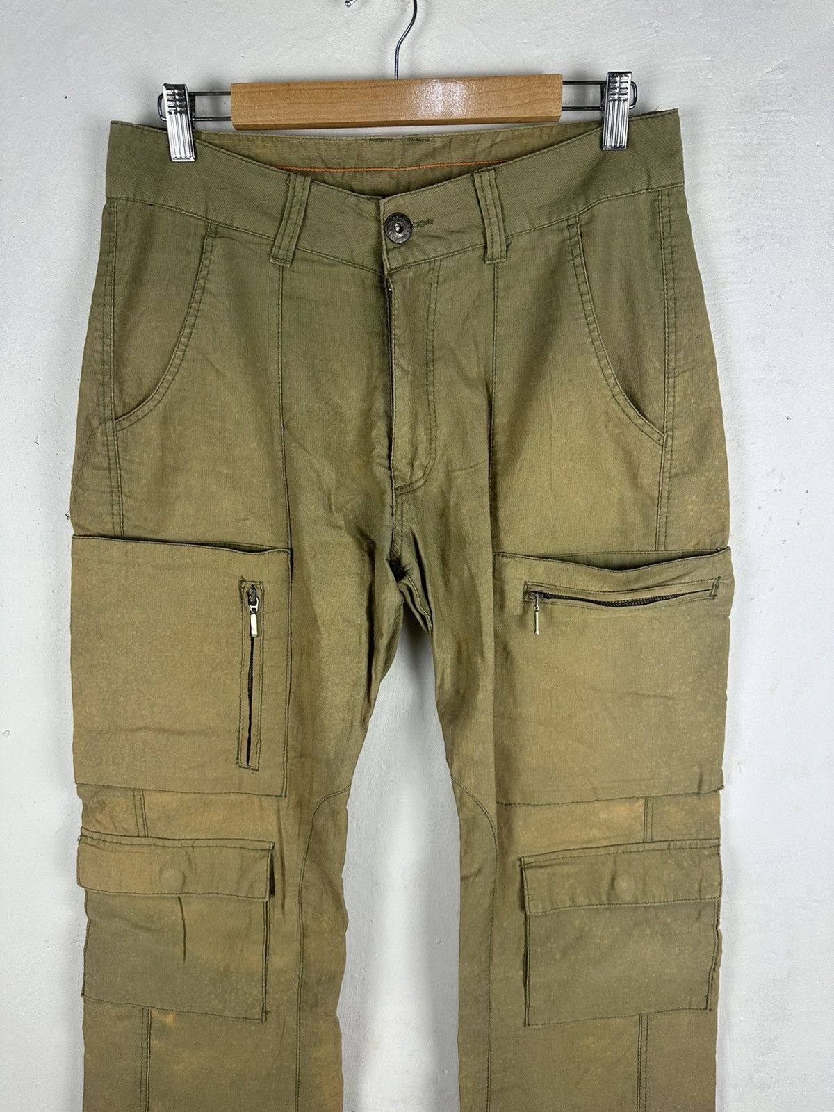 If Six Was Nine CARGO PANTS SENDITIONARIES MULTIPOCKET FADED COLOUR Size US 31 - 3 Thumbnail