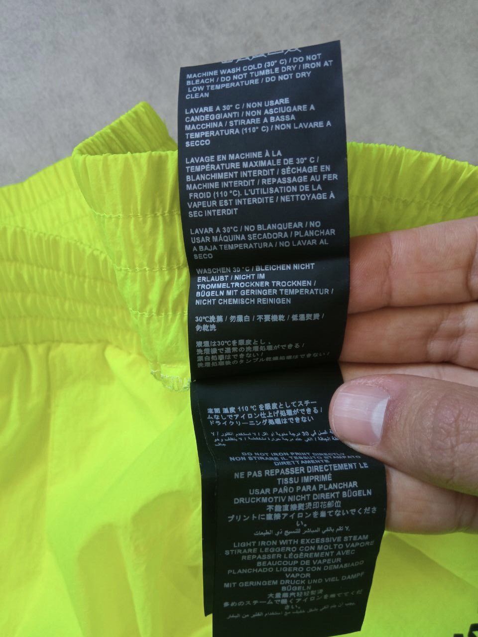 Palm Angels Palm Angels Side Striped Neon Polyamide Logo Track Pants Size US 30 / EU 46 - 8 Thumbnail
