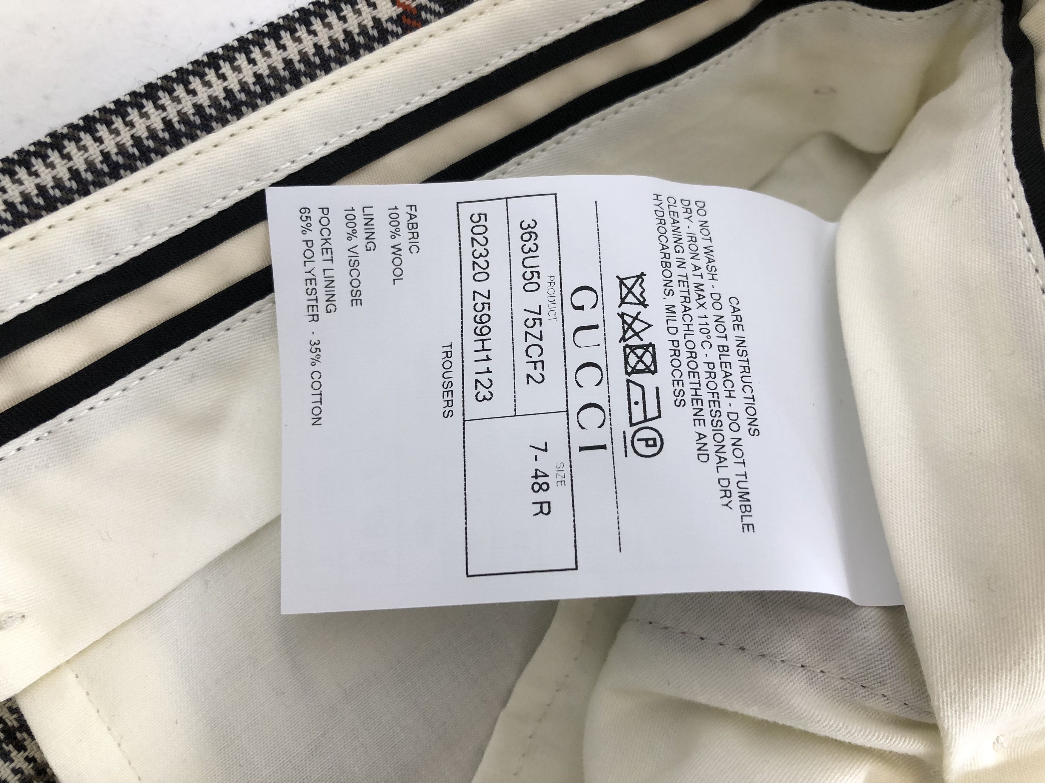 Gucci Gucci Men's 3 Piece Suit Size 50R - 13 Thumbnail