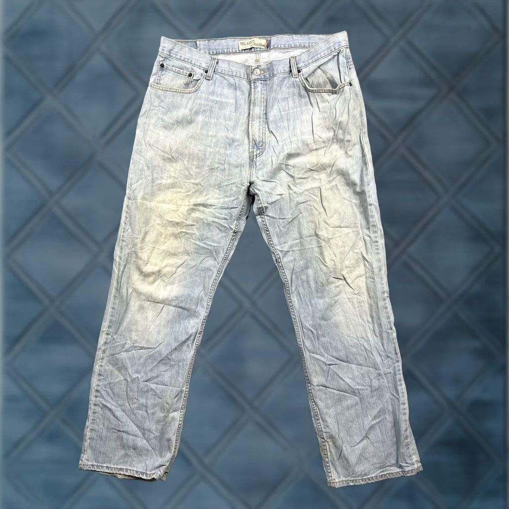 Levi's Levi's 559 Jeans Mens Relaxed Fit Straight Leg Light Wash Denim 40x32 Regular Inseam 32 USA 90s Logo Vintage N/A Size US 40 / EU 56 - 1 Thumbnail