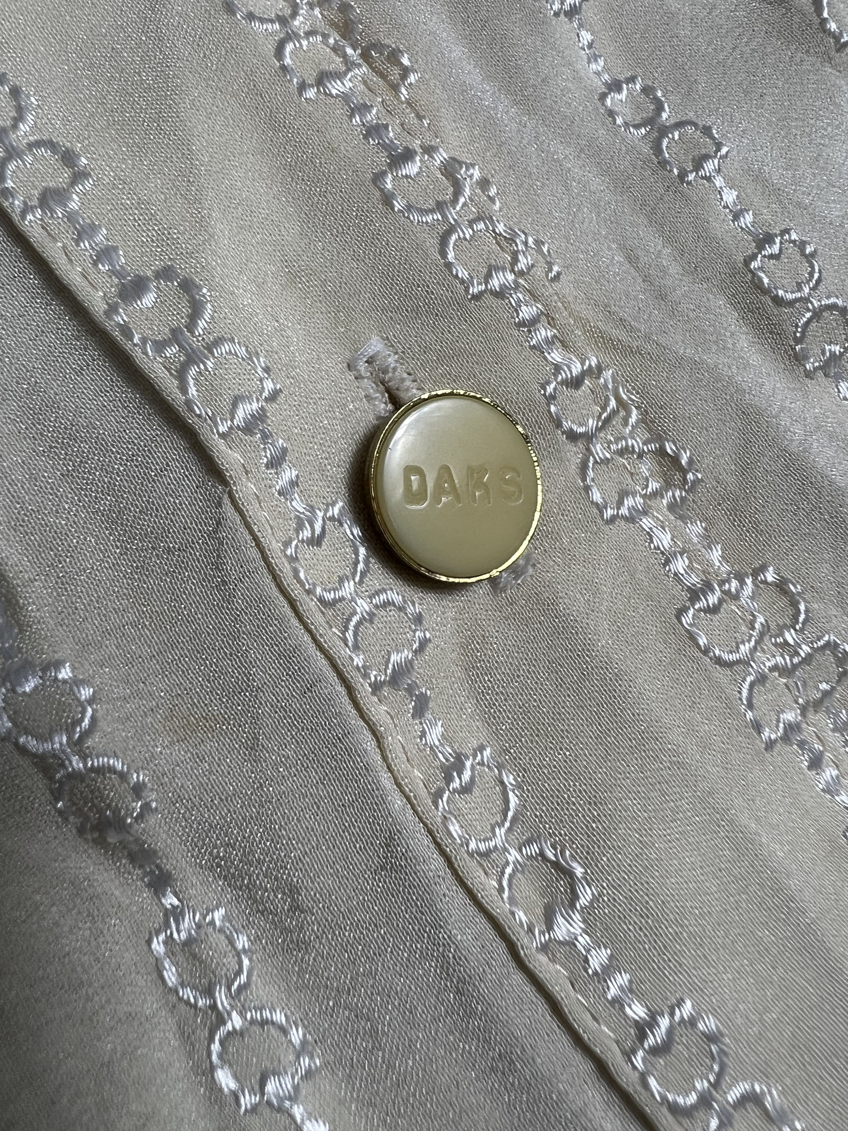 DAKS Vintage DAKS Monogram Buttons Up Shirt (L) GTMPT426 Size US L / EU 52-54 / 3 - 5 Thumbnail