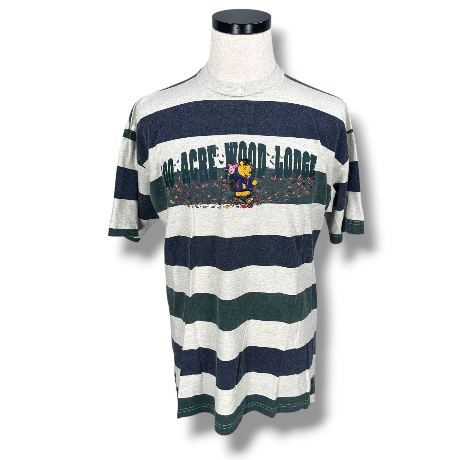 Disney Vintage Disney Pooh Piglet 100 Acre Wood T-Shirt Mens L Gray Size US L / EU 52-54 / 3 - 1 Thumbnail