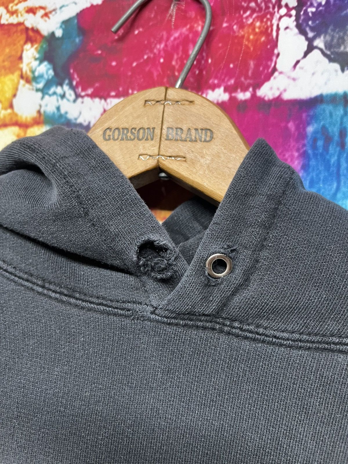 Vintage Vintage Macon Jackets Hoodie Black Distressed Size US XL / EU 56 / 4 - 5 Thumbnail