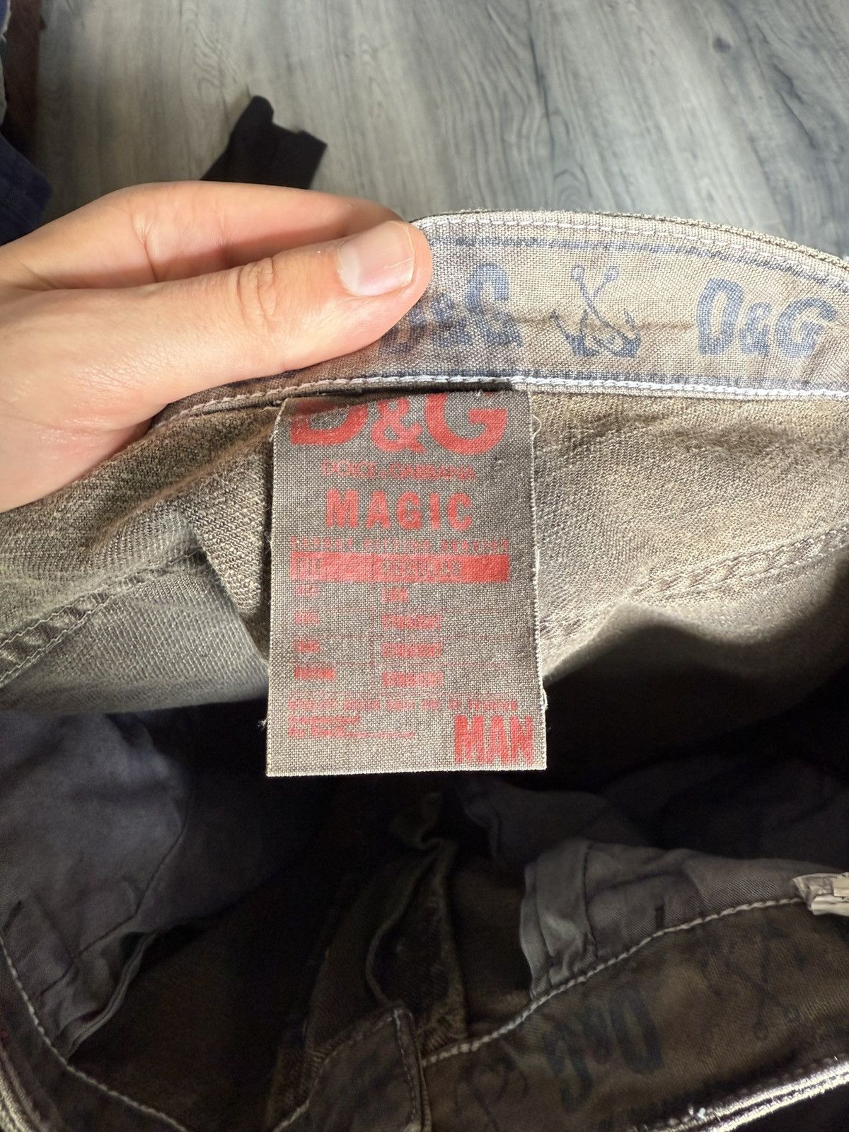 Dolce & Gabbana D&G Baggy Jeans with Nautical Patch and Side Button Detail Size US 36 / EU 52 - 19 Thumbnail