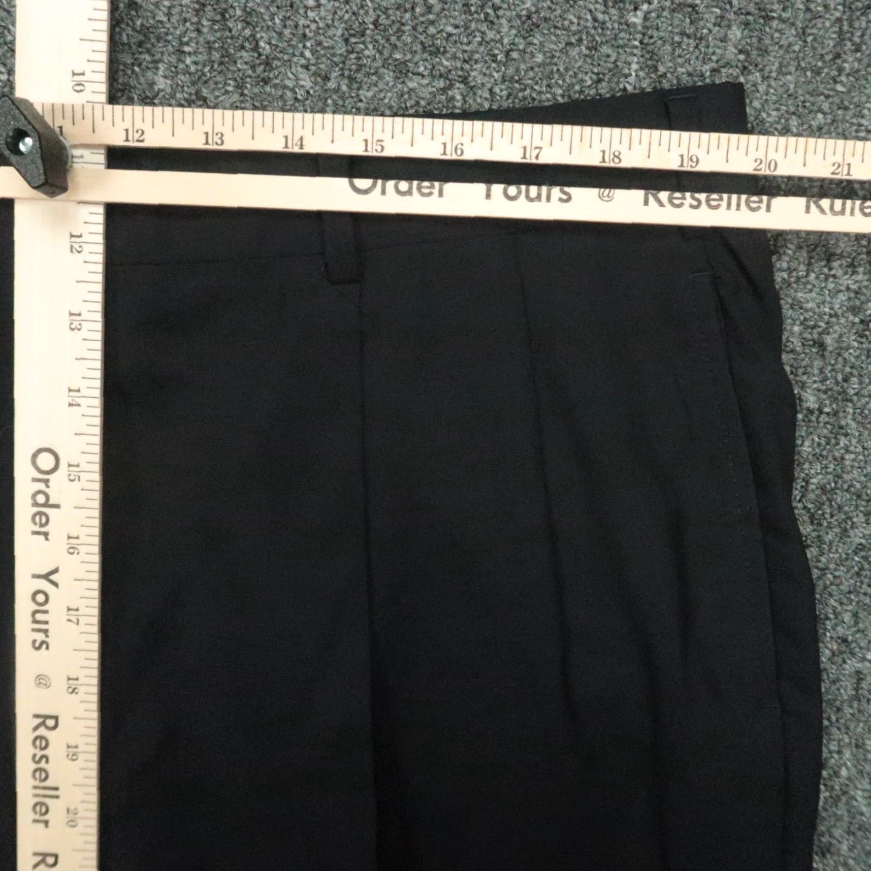 Brooks Brothers Brooks Brothers Pants Men 40x30 Black Wool 346 Pleated Straight Trousers Size US 40 / EU 56 - 5 Thumbnail