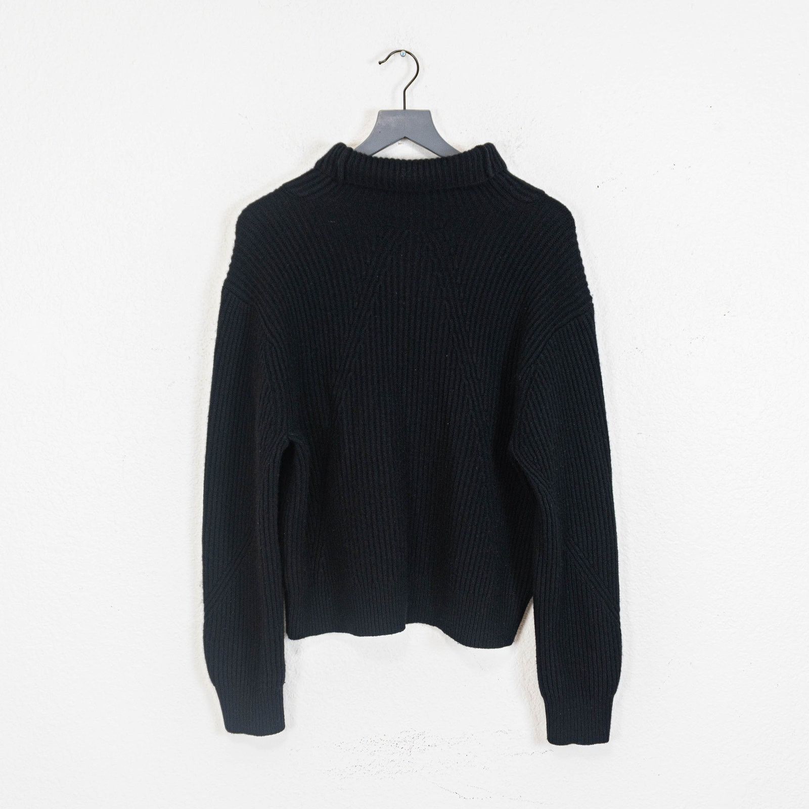 Rag & Bone Rag & Bone Cashmere Ribbed Turtleneck Sweater Black sz Small Size S / US 4 / IT 40 - 6 Thumbnail