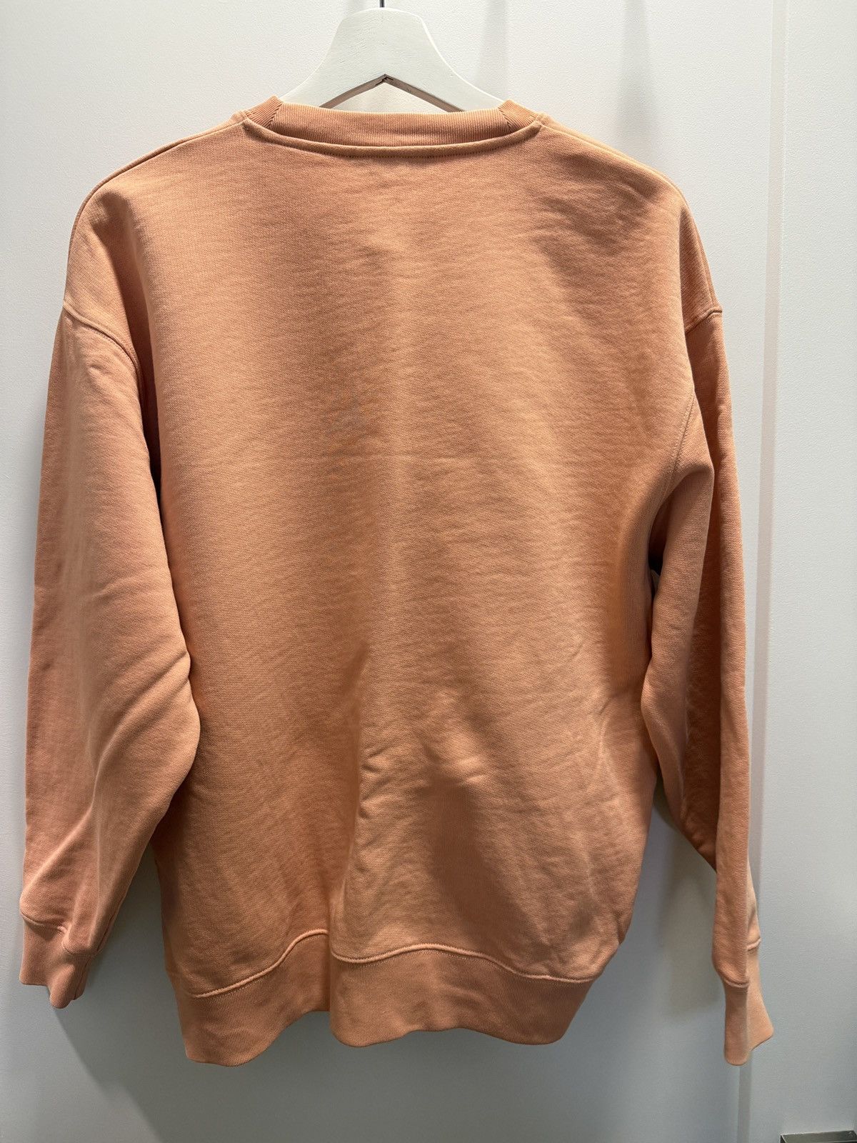 Acne Studios Acne Studios Fairview Face Sweatshirt, Pale Pink, XS Size XS / US 0-2 / IT 36-38 - 6 Thumbnail