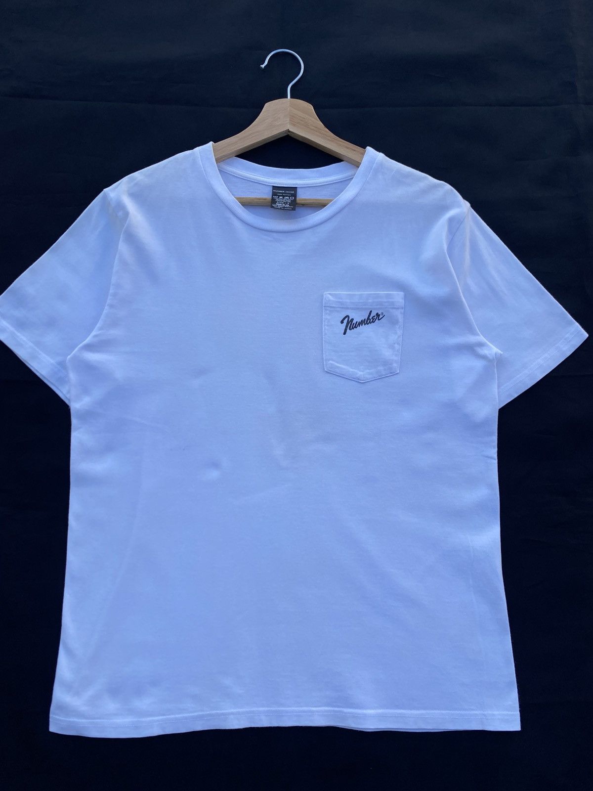 Number (N)ine Rare Number Nine Takahiromiyashita Small Logo Pocket Tee Size US M / EU 48-50 / 2 - 6 Thumbnail