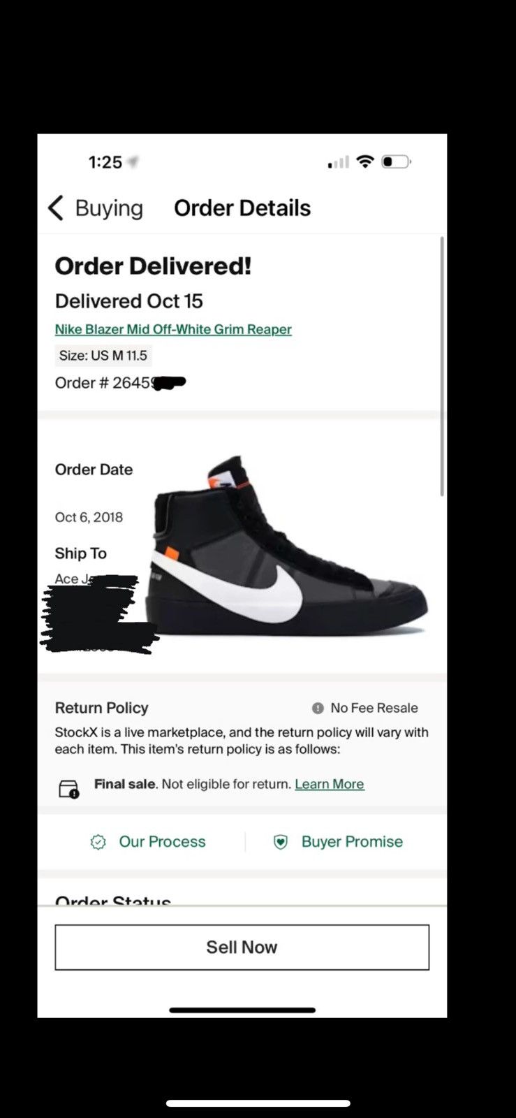 Nike × Off-White Nike blazers Off-white grim reapers Size US 11.5 / EU 44-45 - 11 Thumbnail