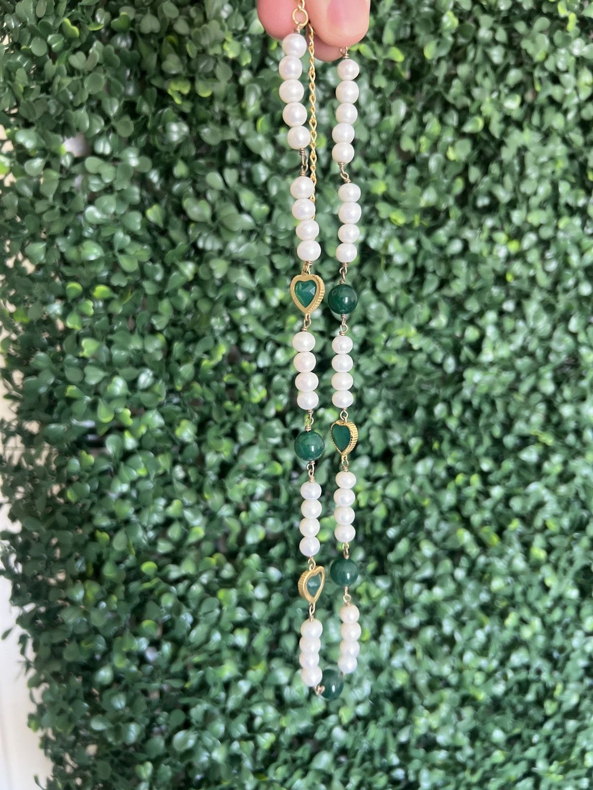Other Veert Green Onyx Freshwater Pearl Necklace Size ONE SIZE - 2 Thumbnail