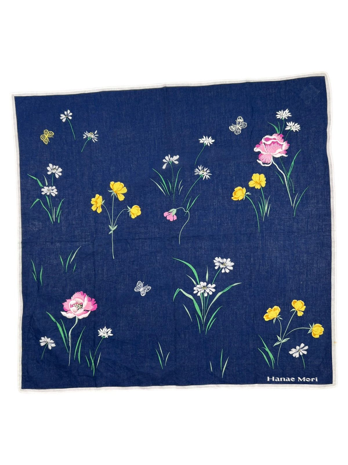 Hanae Mori Hanae Mori Handkerchief Neckerchief Bandana Pocketsquare Size ONE SIZE - 2 Thumbnail
