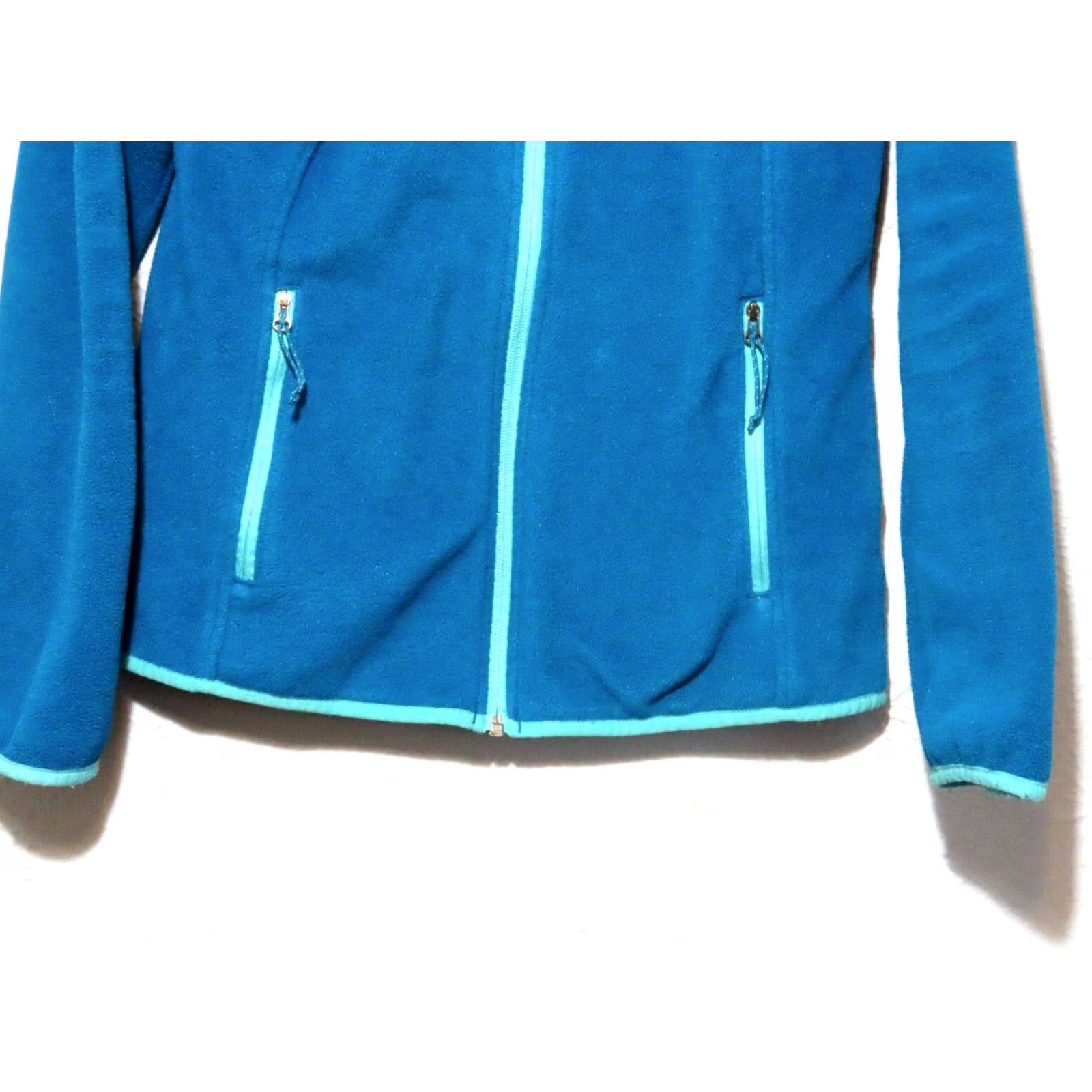 Altea Columbia Women’s S Teal Full Zip Fleece Jacket, Jacket, Women, Small, Teal, Full Zip, Polyester Fleece, Basic Style Size S / US 4 / IT 40 - 2 Thumbnail
