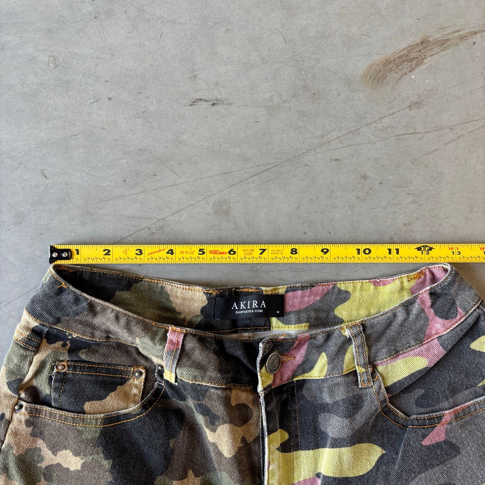 Vintage vintage camo two tone double knee jean shorts Size US 26 / EU 42 - 4 Thumbnail