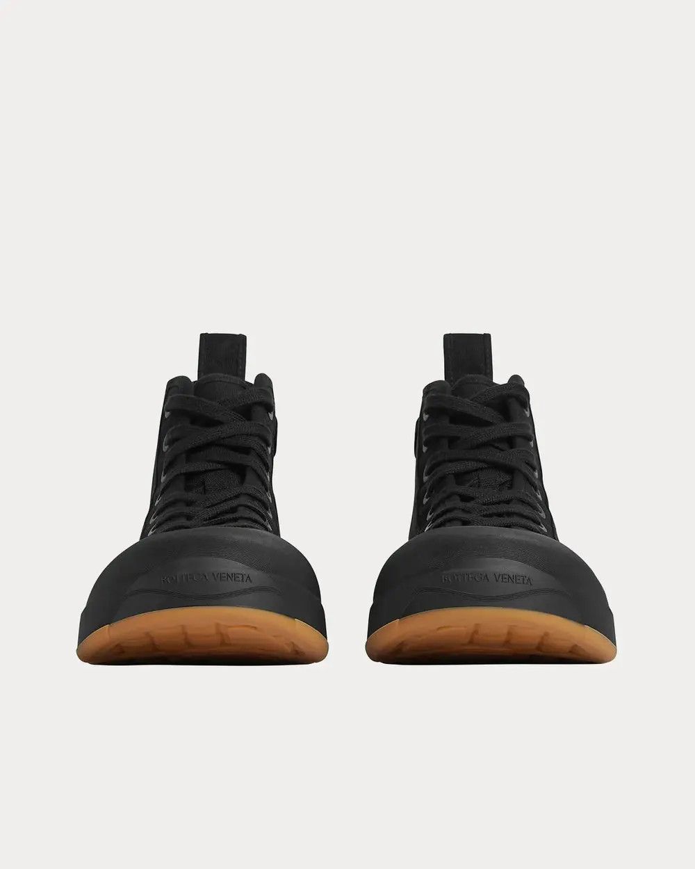 Bottega Veneta o1s1rm1025 Vulcan Hi-Top Sneakers in Black Size US 7 / EU 40 - 3 Thumbnail
