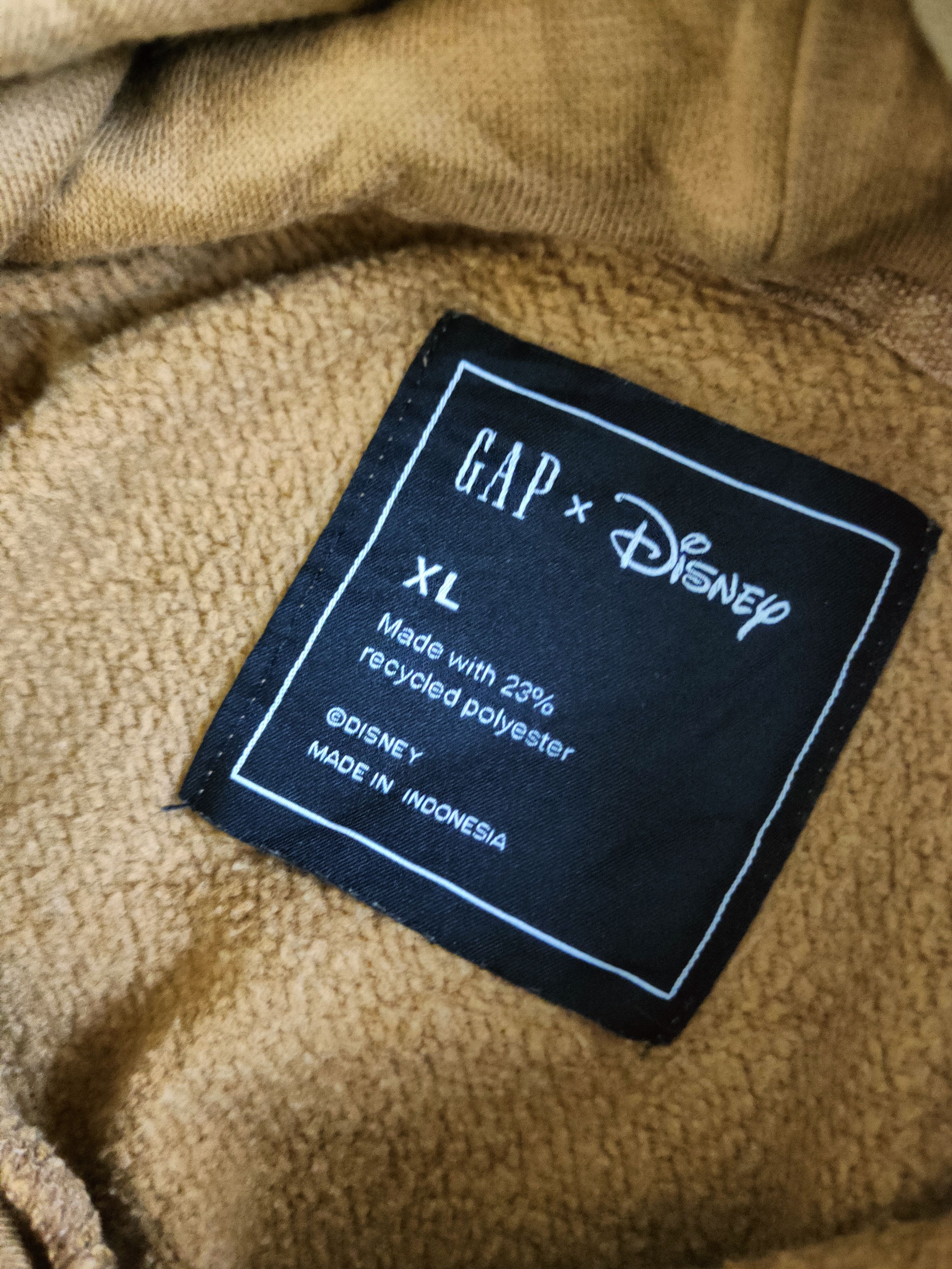 Gap Faded Gap x Disney Light Brown Hoodie Sweatshirts Size US XL / EU 56 / 4 - 12 Thumbnail