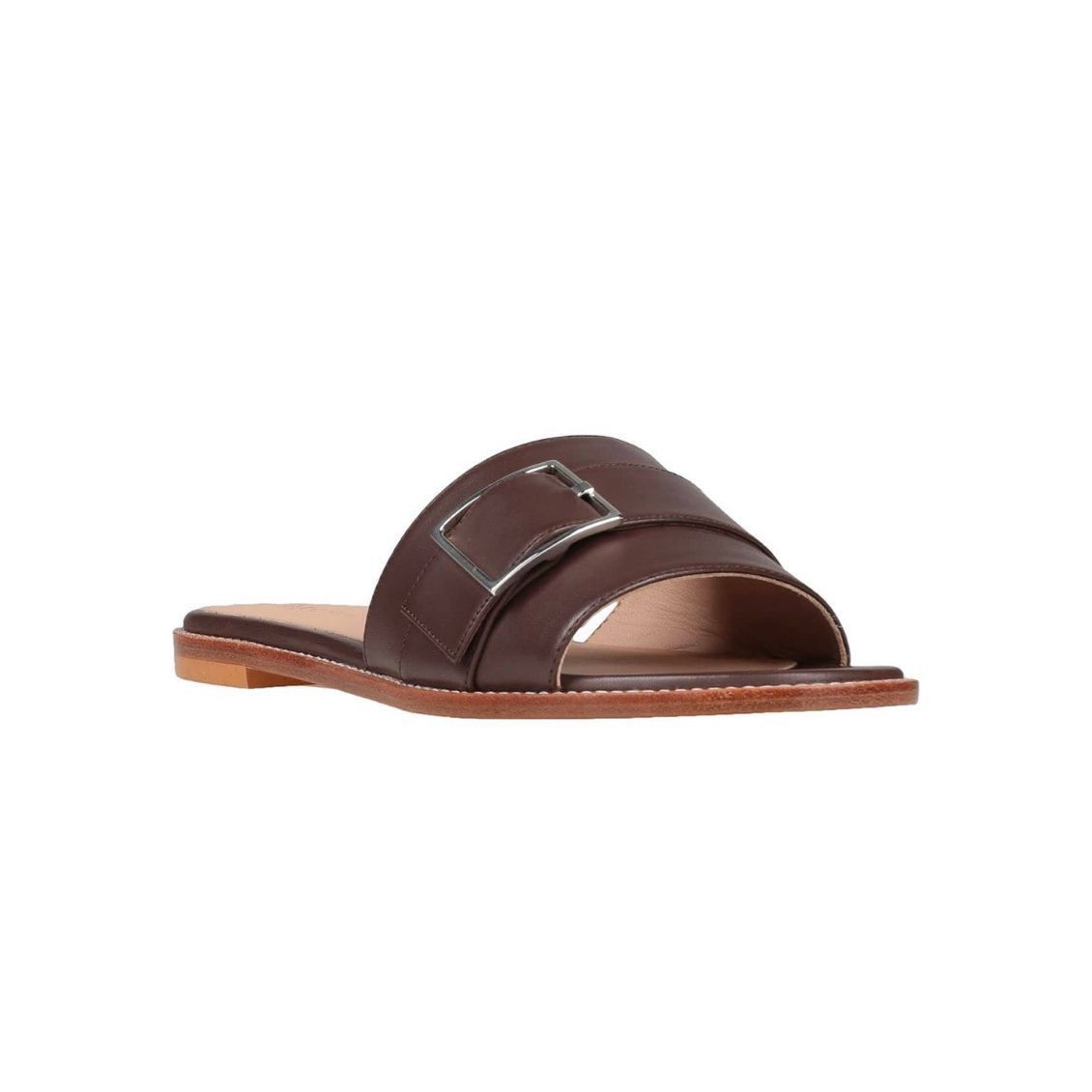 Other NIB Peserico Brown Slides Buckled Sandals Size US 6.5 / IT 36.5 - 2 Thumbnail