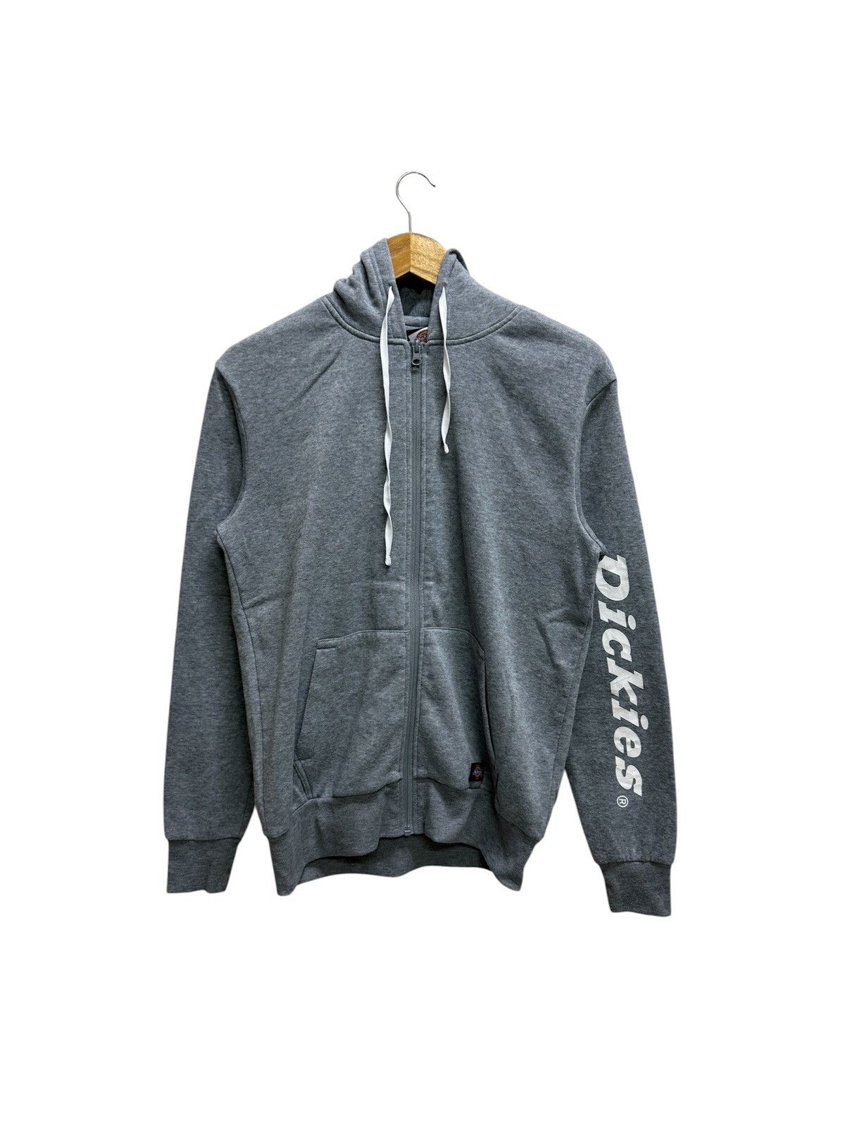 Dickies Dickies Spellout Graphic Xsleeve Zip Up Sweater Hoodie Size US S / EU 44-46 / 1 - 1 Thumbnail