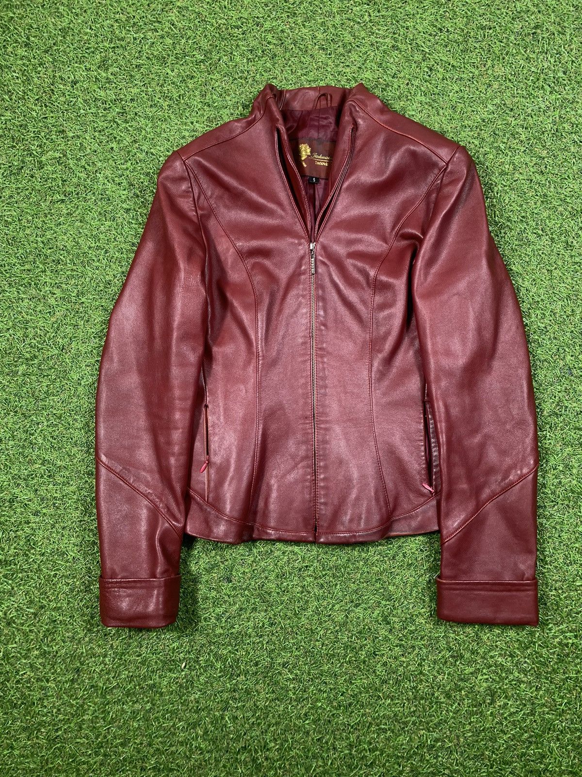 Leather Vintage Leather jacket streetwear y2k style size S Size S / US 4 / IT 40 - 1 Thumbnail
