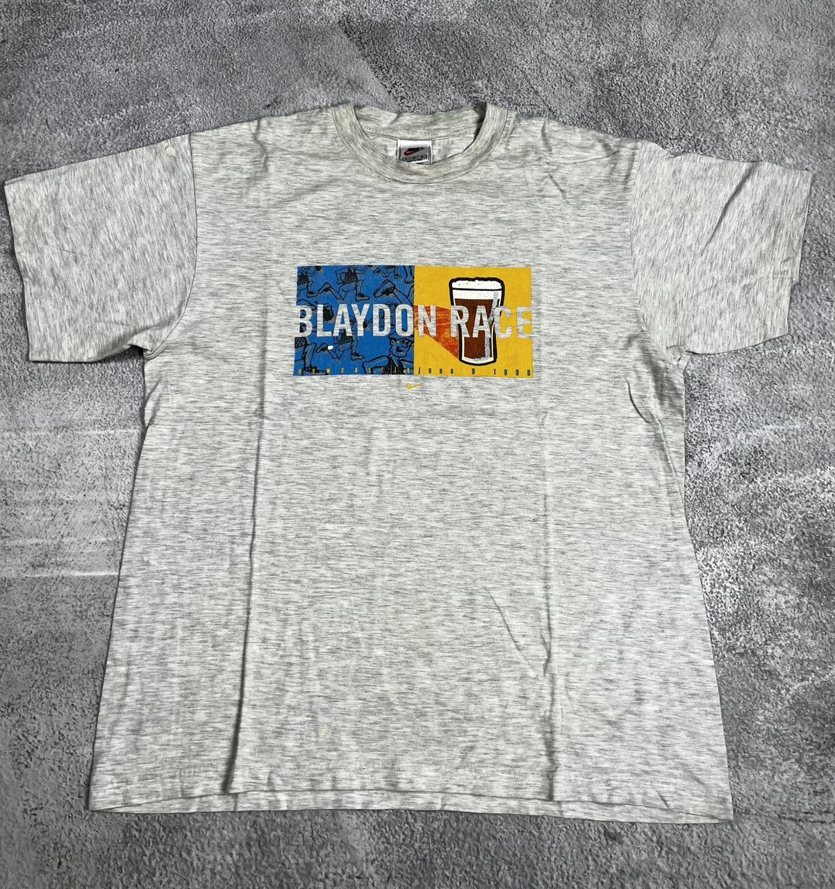 Nike Nike blaydon race t shirt vintage Size US L / EU 52-54 / 3 - 1 Thumbnail