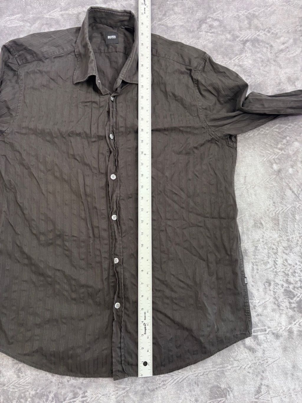 Hugo Boss Men's BOSS Hugo Boss Shirt, XL, Black Size US XL / EU 56 / 4 - 4 Thumbnail