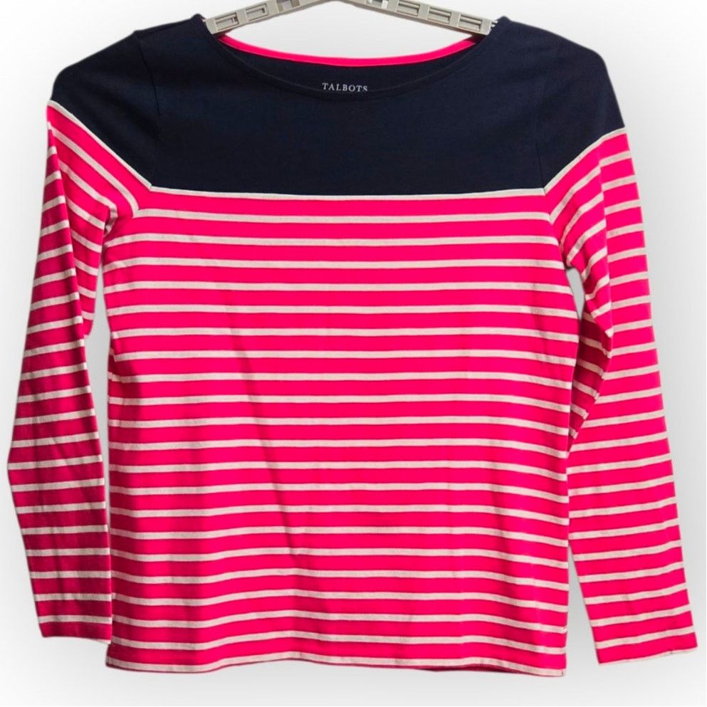Other Talbots Cotton Stripe Top – Medium Size M / US 6-8 / IT 42-44 - 2 Thumbnail