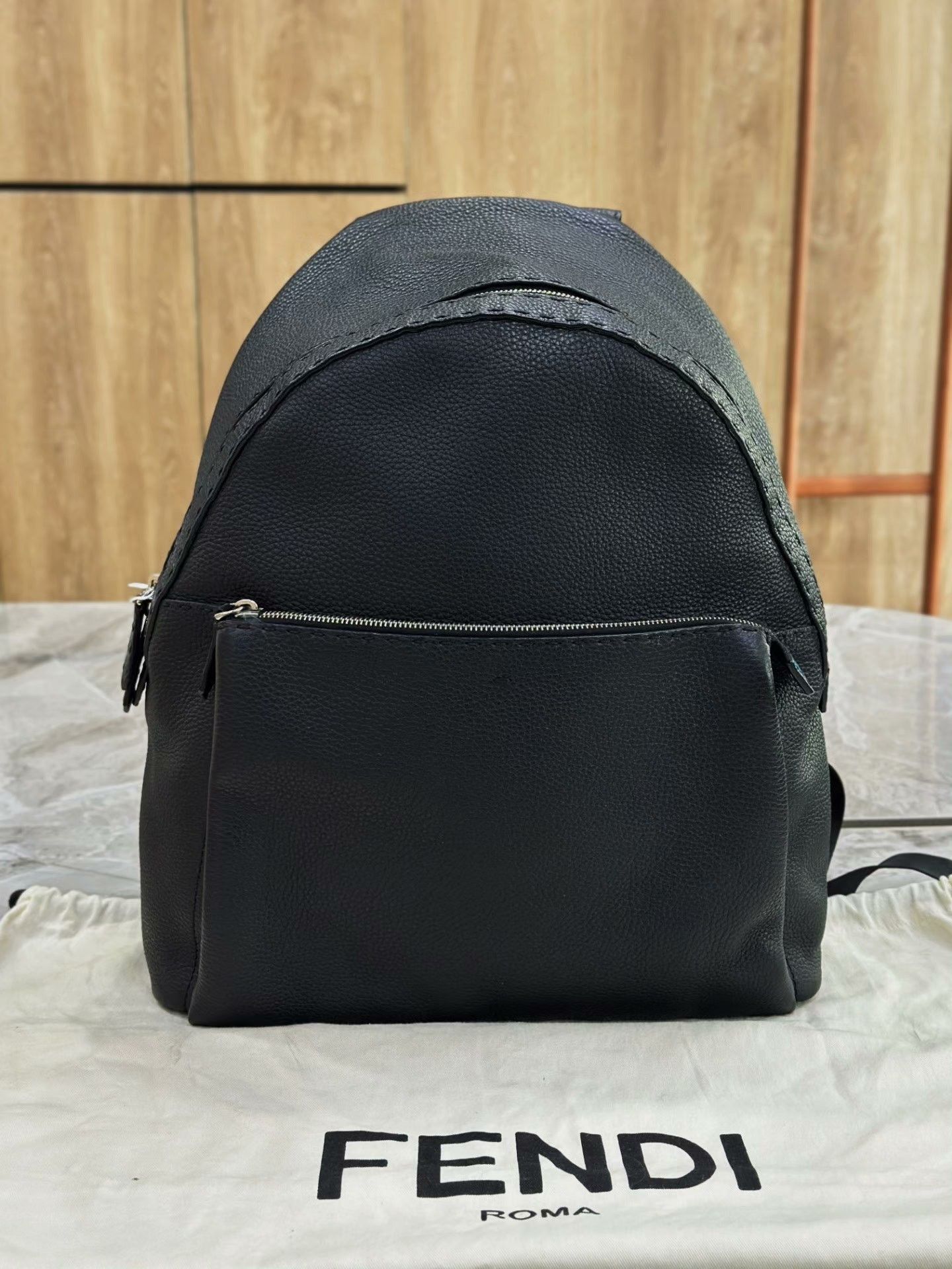 Fendi FENDI Black Casual Backpack Size ONE SIZE - 1 Thumbnail