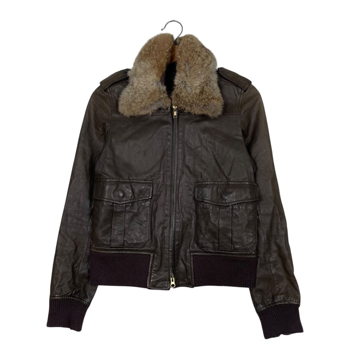 Other Apart By Lowrys Leather Jacket Size XS / US 0-2 / IT 36-38 - 1 Thumbnail
