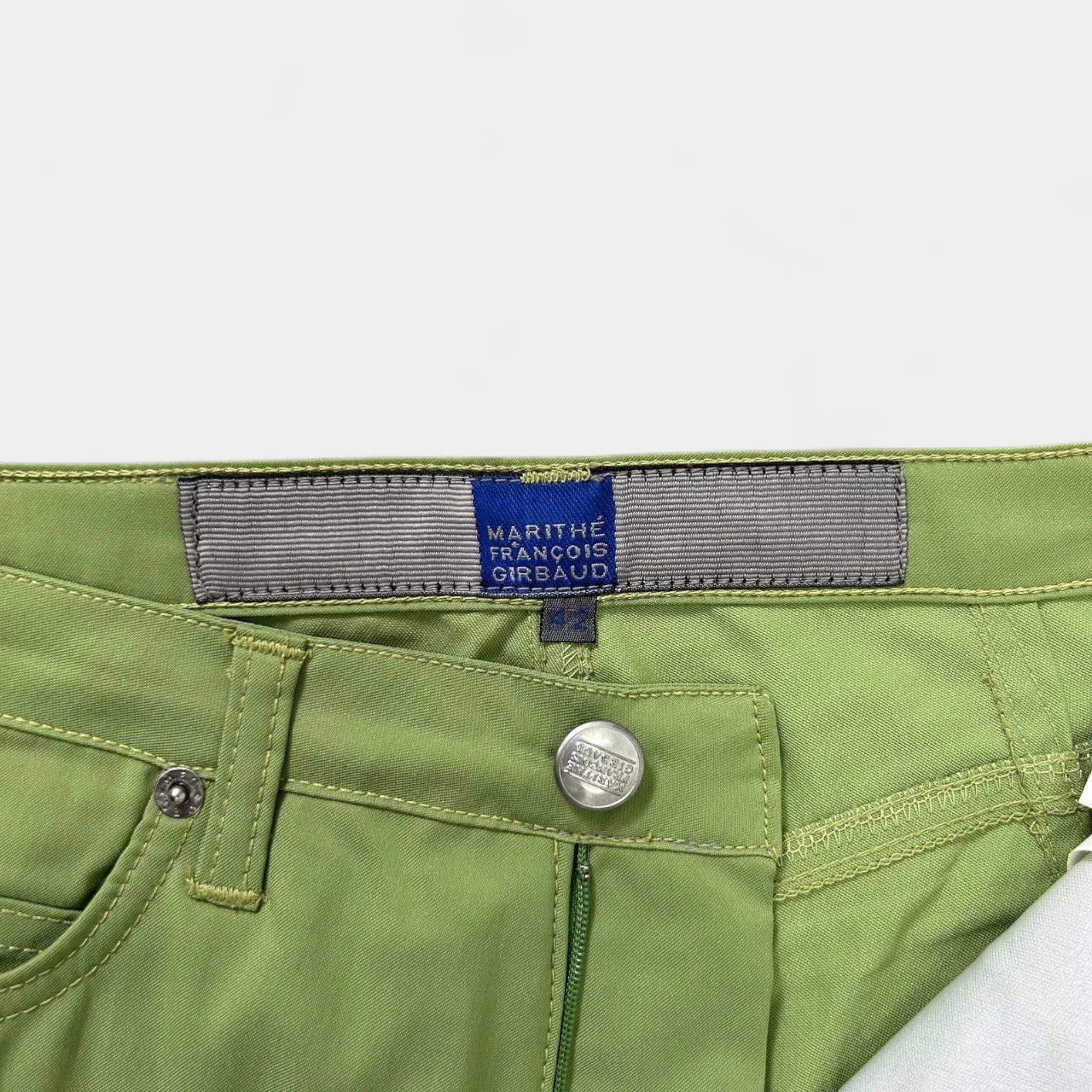 Marithe + Francois Girbaud Marithé + François Girbaud Technical Nylon Green Matcha Pant Size 28" / US 6 / IT 42 - 3 Thumbnail