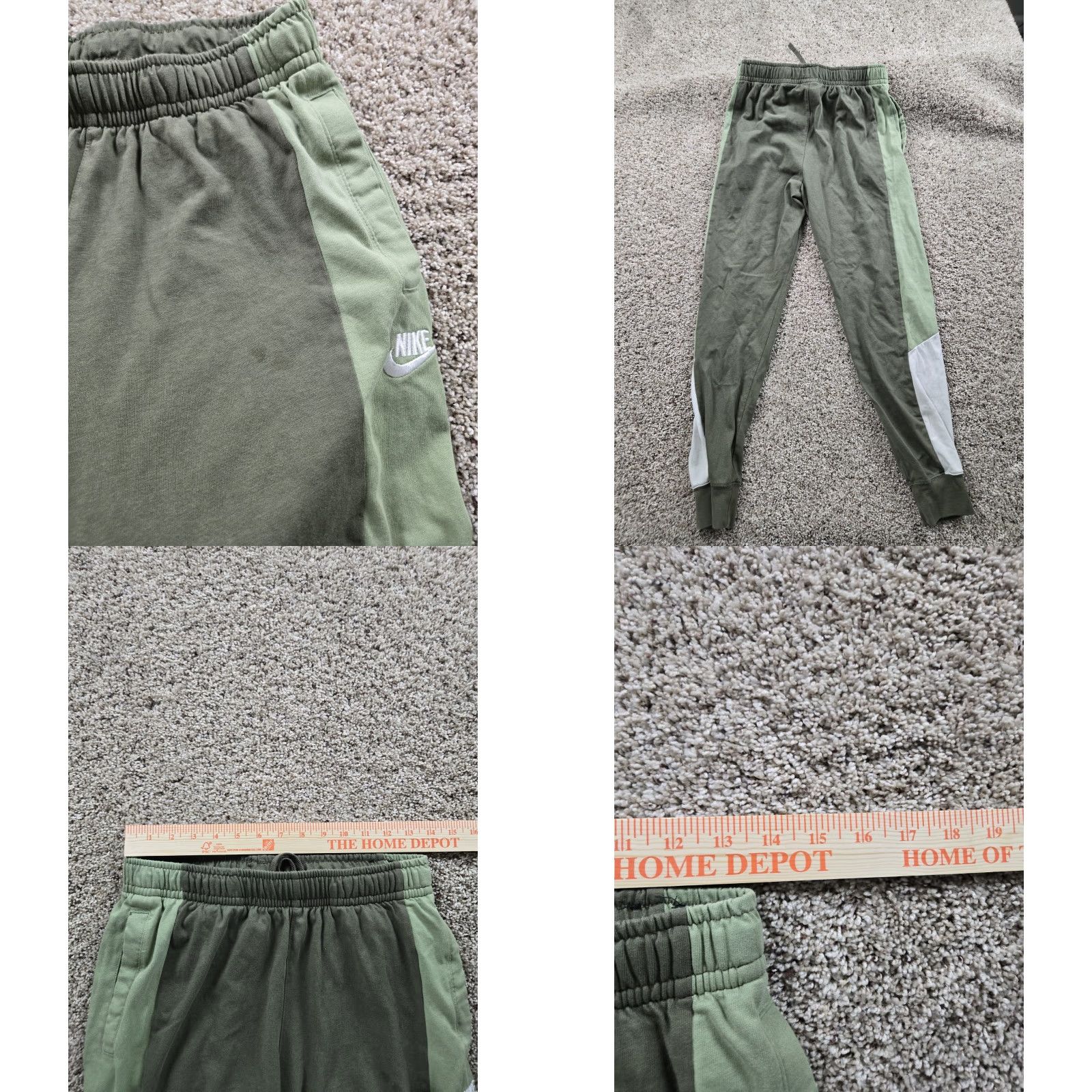 Nike Nike Tracksuit Small Mens Green Pullover Cotton Tapered Leg Pockets Track Jacket Track Pants 2 Piece Zipper Embroidered Logo Size US S / EU 44-46 / 1 - 9 Thumbnail