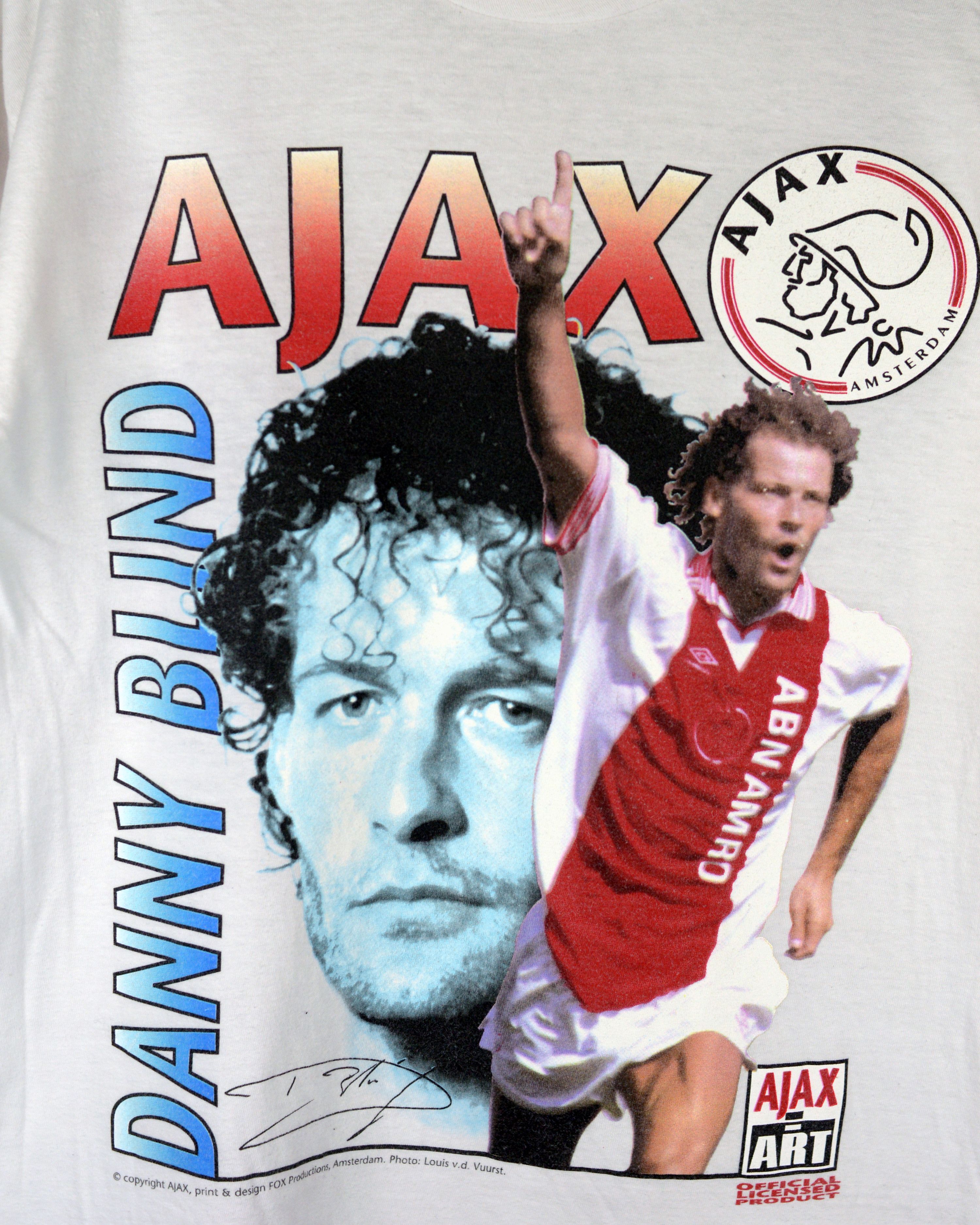 Vintage Vintage Danny Blind Ajax 90s t shirt Size US M / EU 48-50 / 2 - 3 Thumbnail